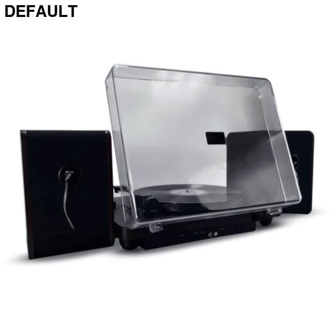 Victor Lincoln Record Player with Stereo Speakers Black / US Home Theater Systems Turntables & Players