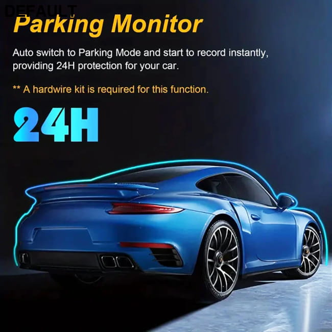 1080p Car DVR Vehicle Recorder Video with Rear Camera Night Vision Cameras Dash