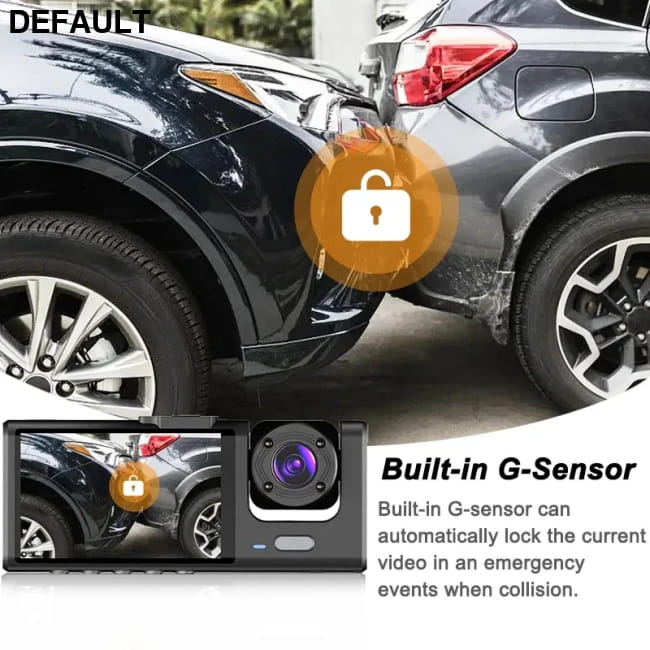 1080p Car DVR Vehicle Recorder Video with Rear Camera Night Vision Cameras Dash