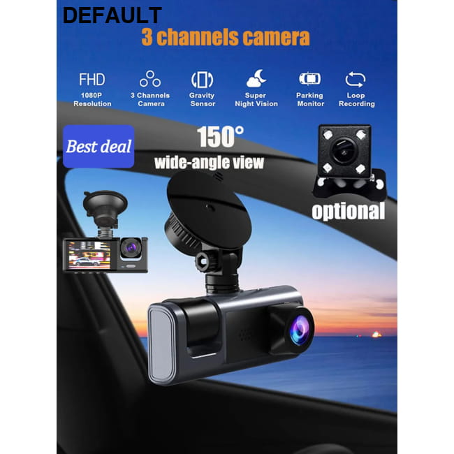 1080p Car DVR Vehicle Recorder Video with Rear Camera Night Vision Cameras Dash