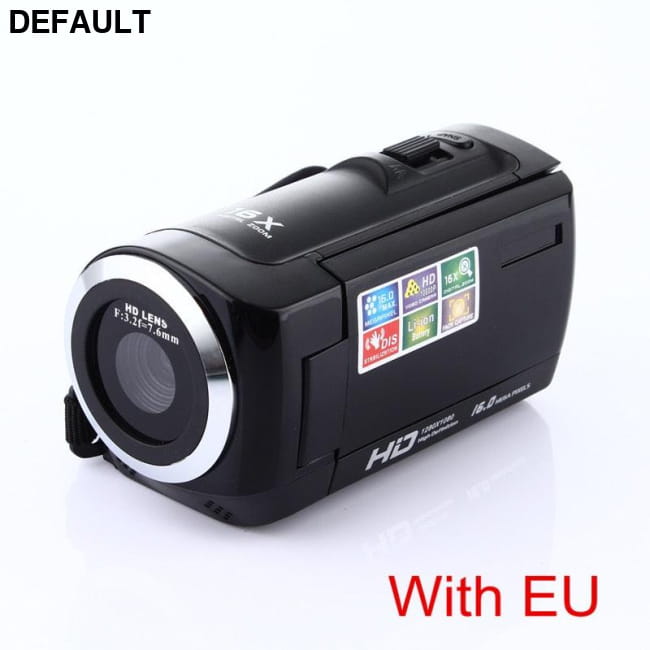 1080P Video Cam 16MP Black EU / China Digital Camcorders Cameras