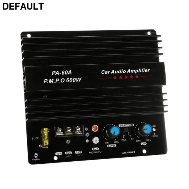 12V 600W Mono Car Audio Amplifier Powered Subwoofer Bass Amplifiers Motor Vehicle