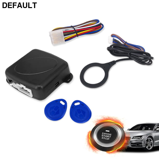 12v Car One-key Start System RfFiID Anti-theft Black / Remote Starter Electronics