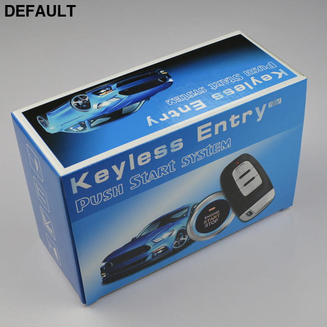 12V Universal Car Modification One-key Start System Black Remote Starter Electronics