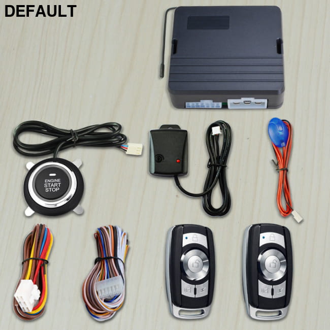 12V Universal Car Modification One-key Start System Black Remote Starter Electronics