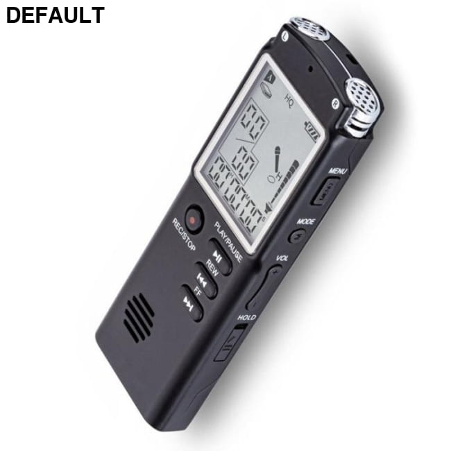 Rechargeable USB Voice Recorder and MP3 Player with 32GB Storage 16GB / Black Digital Electronics