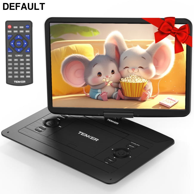 TENKER 17.9 Inch Portable DVD Player with 15.6 Swivel Screen 15.6’’ / US Players & Blu-ray