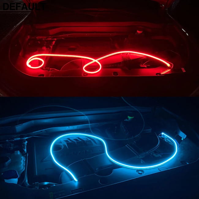 180cm 12V Car Waterproof Hood LED Daytime Running Decorative Flexible Light Accessories Bars