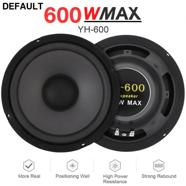 1pc/2pcs 6.5 Inch Car Speaker 600W 2 Way Vehicle Door 1pc / China Mainland Speakers