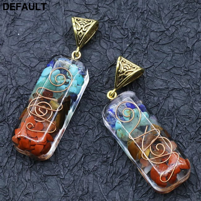 7 Chakra Crystalized Pendant Jewelry on Leather Lanyard Men Necklaces Sterling Silver