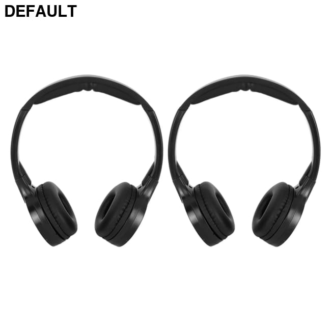 2 Channel Car Headrest DVD Infrared IR Stereo Audio Headphones A Wireless