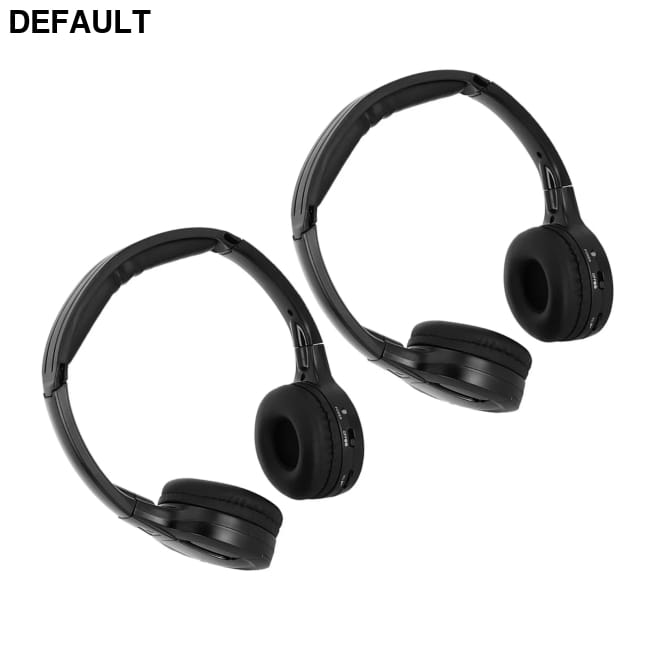 2 Channel Car Headrest DVD Infrared IR Stereo Audio Headphones A Wireless