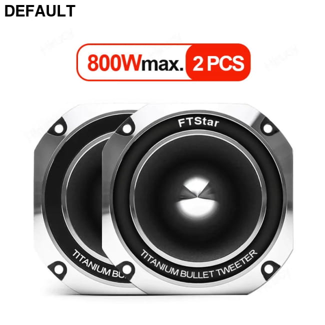 Pair of 3 Inch 800W Full Range Titanium Tweeter Automotive Speakers CHINA Car Tweeters