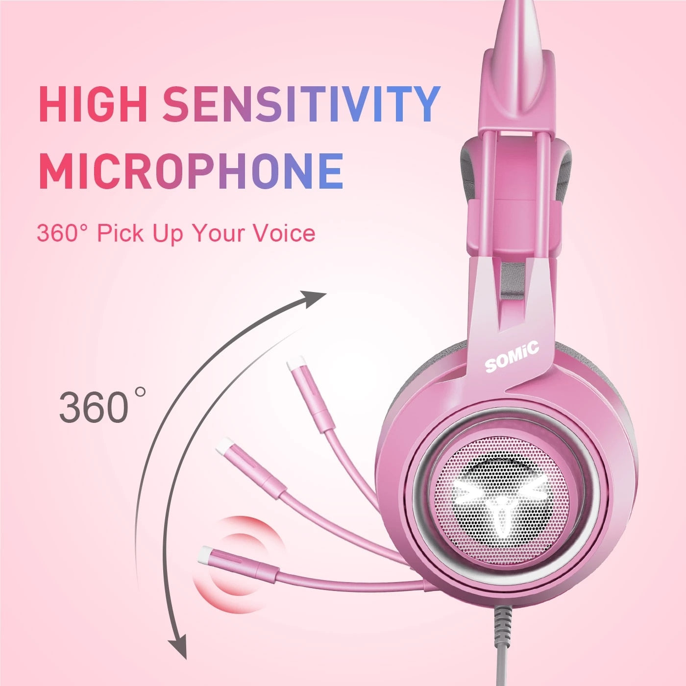 Wired Headphones Gaming Headset 3.5mm Stereo Surround Sound USB 7.1 Led Light Earphones With Microphone For PS4 Game