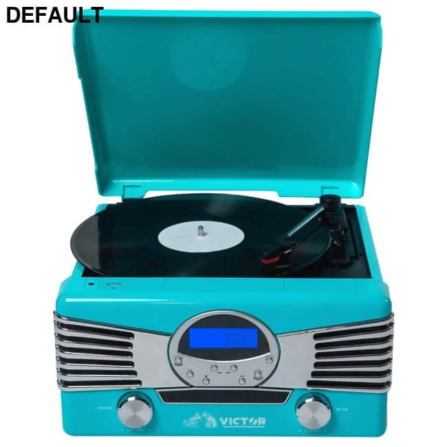 Victor Diner 7-in-1 Turntable Music Center Home Theater Systems Stereo