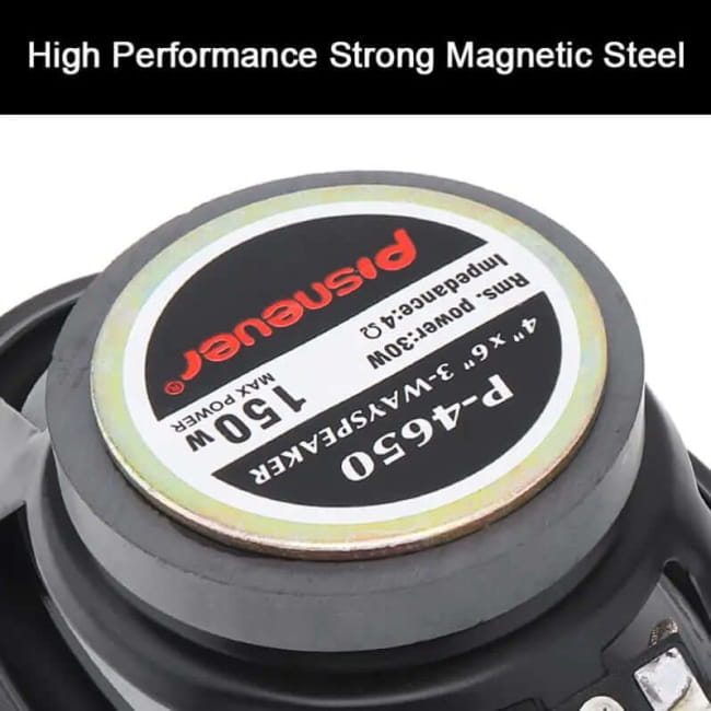 2pcs 4X6 Inch 150W Car Speaker Automobile One Color / Size Speakers Coaxial