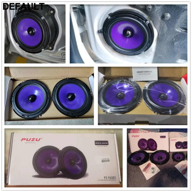 2pcs 6.5Inch 90W Subwoofer Car Speakers Heavy Mid-bass CHINA Coaxial