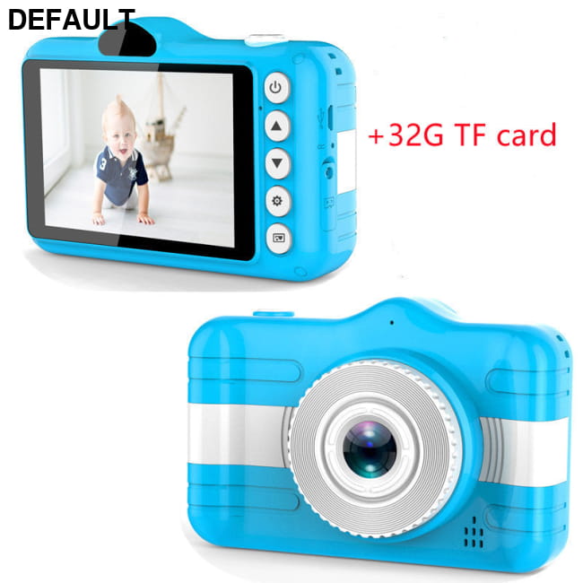 3.5 inch large screen cartoon digital HD camera Blue 32G Digital Cameras Best Selling Products Compact