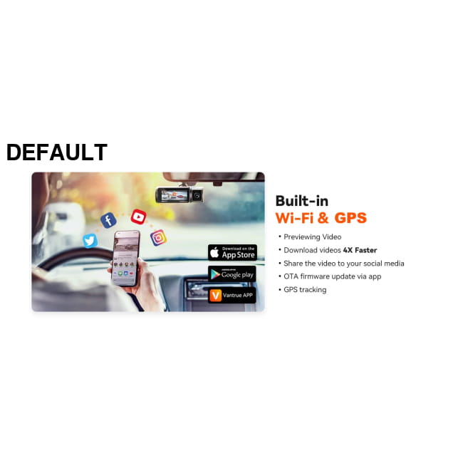 3 Channel Car DVR UHD 4K 3-Lens Inside Vehicle Dash Cam Audio Receiver Video Cameras