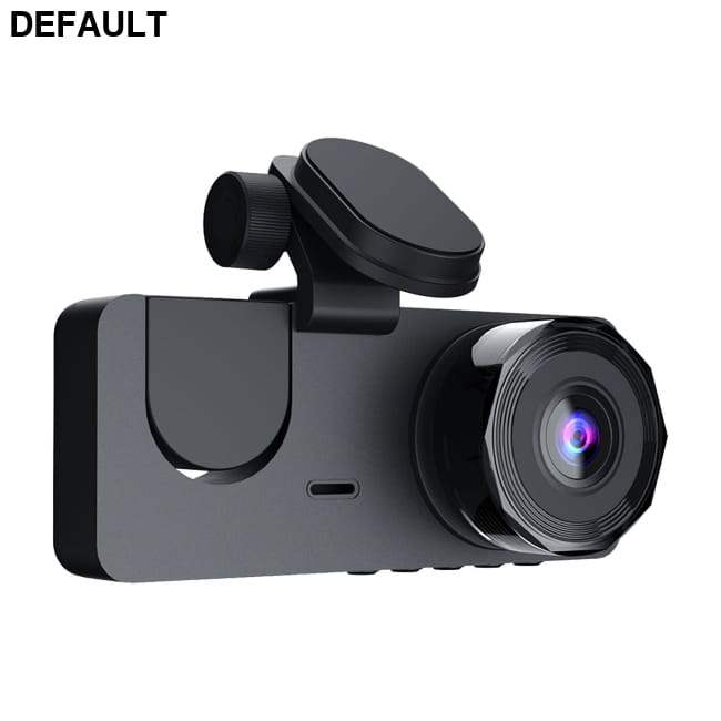3 Channel Dash Cam Front Inside Rear Vehicle Driving Black Car DVR Cameras