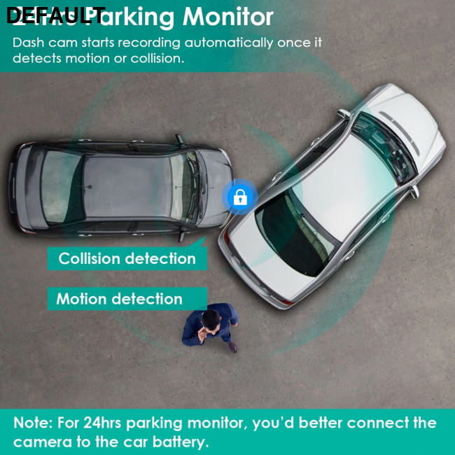 3 Channel Dash Cam Front Inside Rear Vehicle Driving Black / US Car DVR Cameras Video