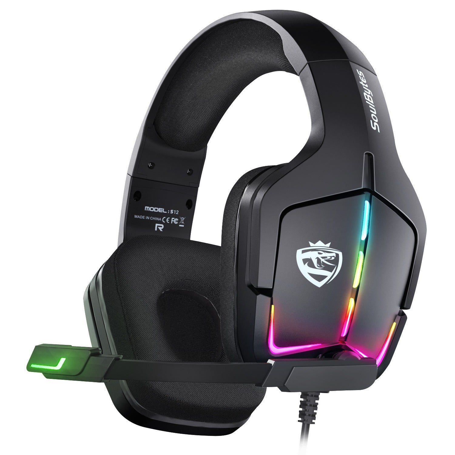 S12 Head mounted gaming headset wired RGB computer PS4 Black Wired Headphones Best Selling Products Gaming Headsets