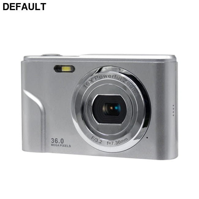 36MP HD Camcorder with 16X Digital Zoom and Support SDHC Class silver Camcorders Cameras