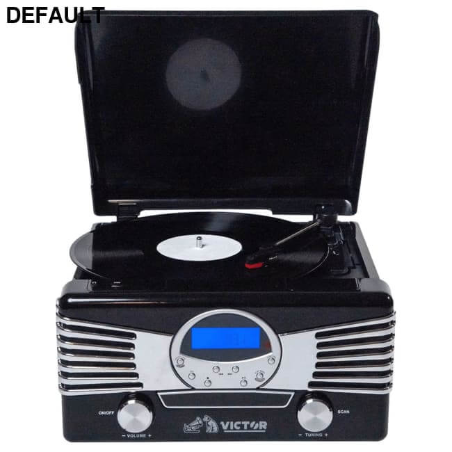 Victor Diner 7-in-1 Turntable Music Center Home Theater Systems Stereo