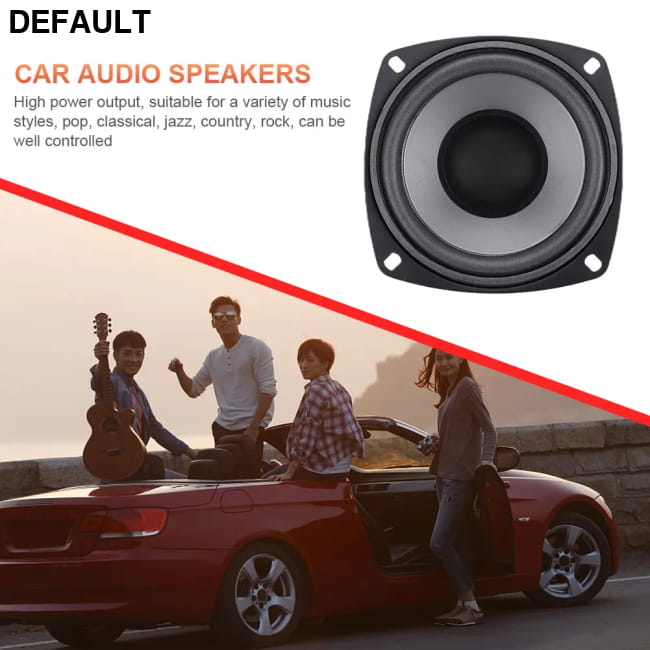 4/5/6 Inch Car Speakers 400-600W 2-Way Vehicle Door Audio Coaxial