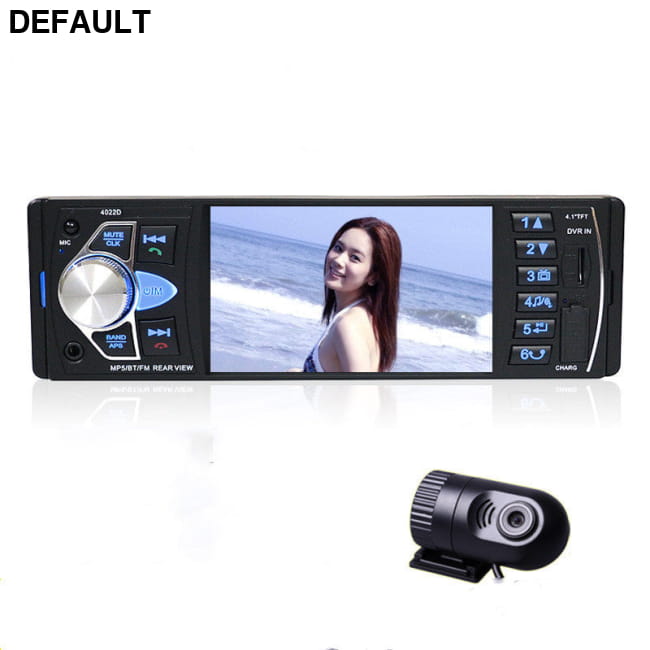 4022D 4.1 Inch High-Definition Large Screen Bluetooth Hands-Free Car MP5 Player Audio Receiver Motor Vehicle A/V