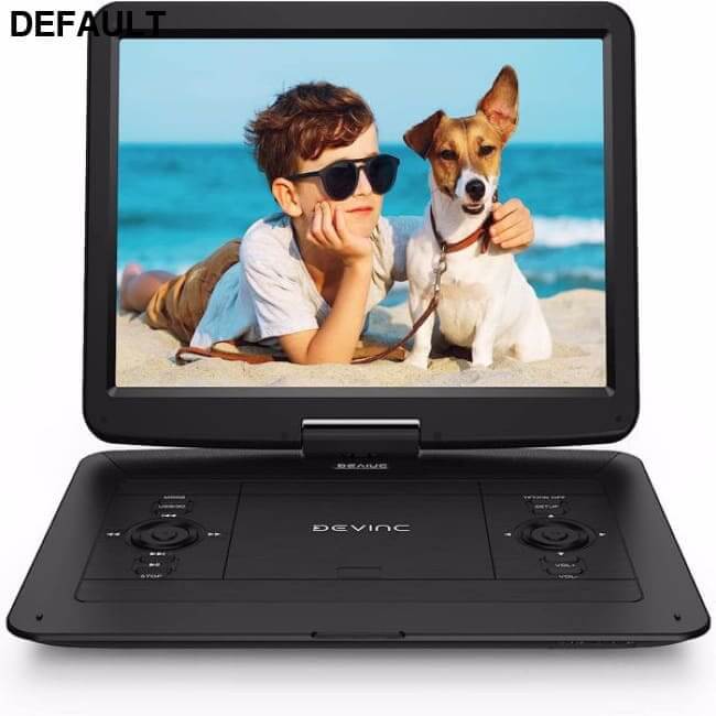 DEVINC 17.9’’ Portable DVD Player with 15.6’’ HD Swivel Screen Support Multiple CD Formats/USB/SD Card/Sync TV 6 Hours