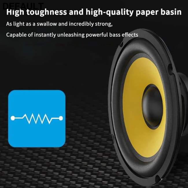 5/6/8/10 Inch Car Bass Speaker Coaxial Subwoofer HiFi Music Subwoofers & Enclosures and Woofers