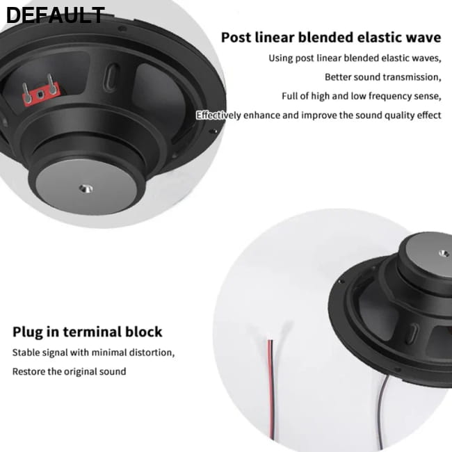 5/6/8/10 Inch Car Bass Speaker Coaxial Subwoofer HiFi Music Subwoofers & Enclosures and Woofers