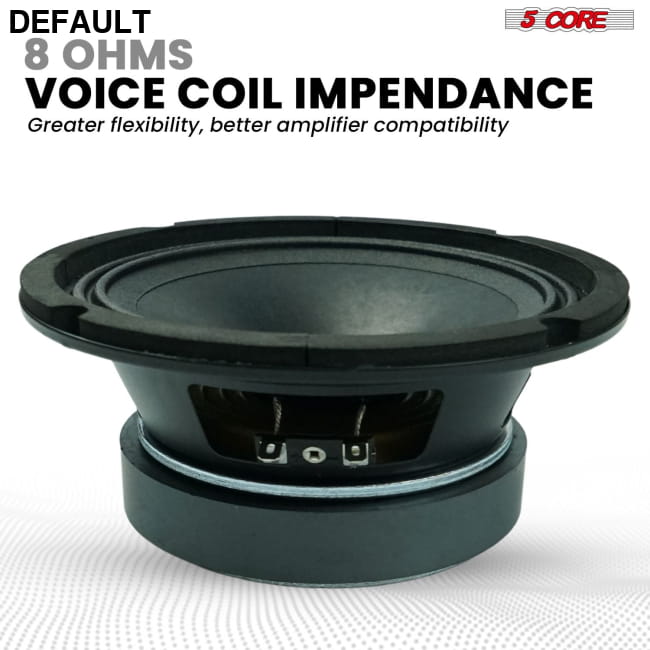 5 Core 6.5’’ Mid-Range Replacement 2Pc Pro Audio Car Speaker Speakers Best Selling Products