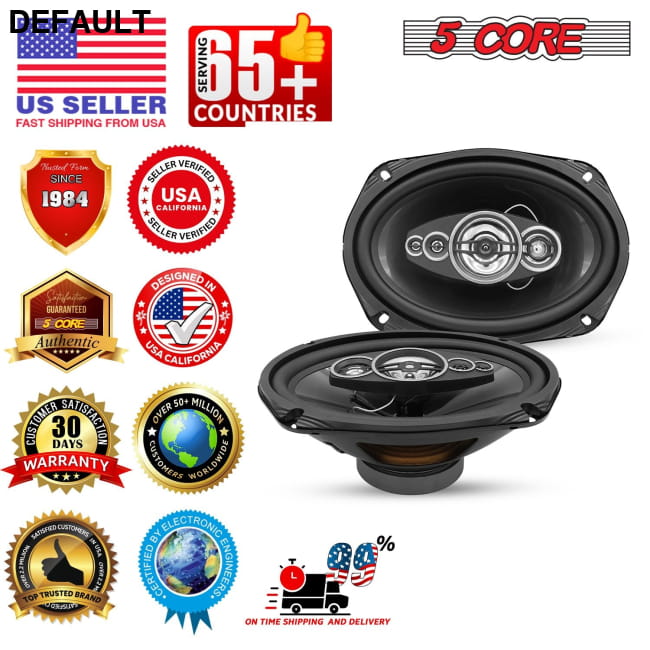 5 Core 6x9 Car Speaker Audio 2-Way/4-Way Coaxial w Speakers Best Selling Products