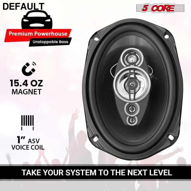5 Core 6x9 Car Speaker Audio 2-Way/ 4-Way Coaxial w Speakers Best Selling Products