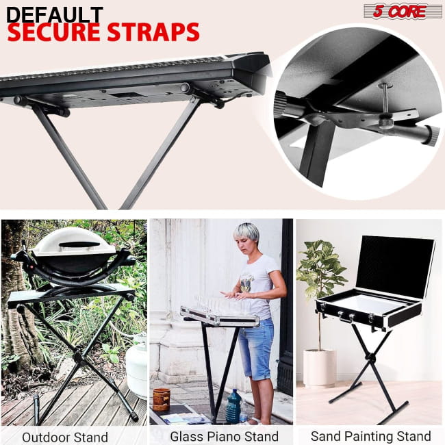 5 CORE Keyboard Stand Single X Style Adjustable Digital Best Selling Products