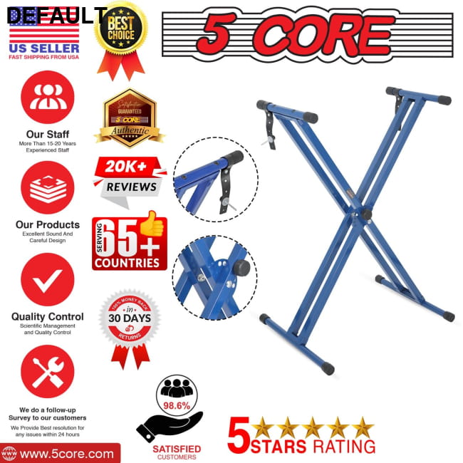 5 CORE Piano Keyboard Stand Double X Style Heavy Duty Best Selling Products