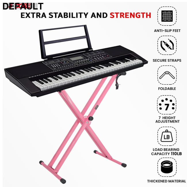 5 CORE Piano Keyboard Stand Double X Style Heavy Duty Best Selling Products