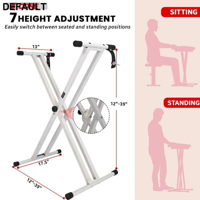 5 CORE Piano Keyboard Stand Double X Style Heavy Duty Best Selling Products