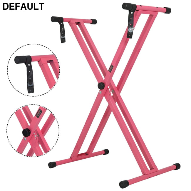 5 CORE Piano Keyboard Stand Double X Style Heavy Duty KS 2X BPNK Best Selling Products