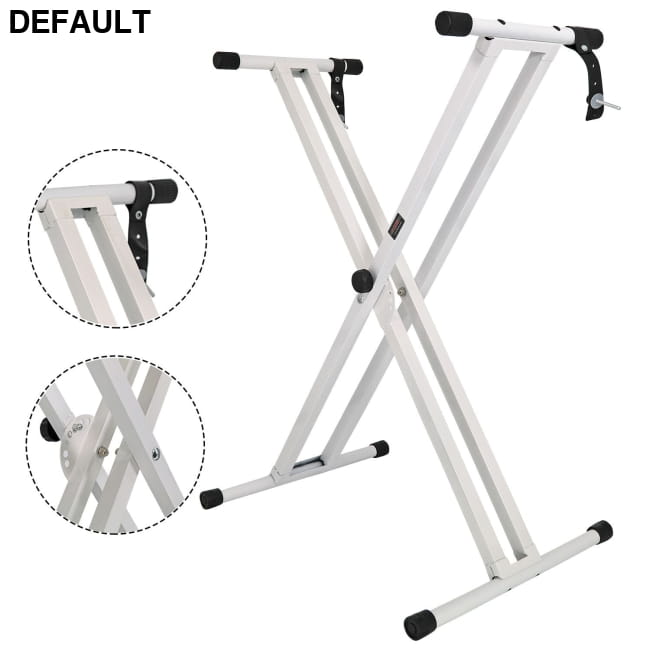 5 CORE Piano Keyboard Stand Double X Style Heavy Duty KS 2X WH Best Selling Products