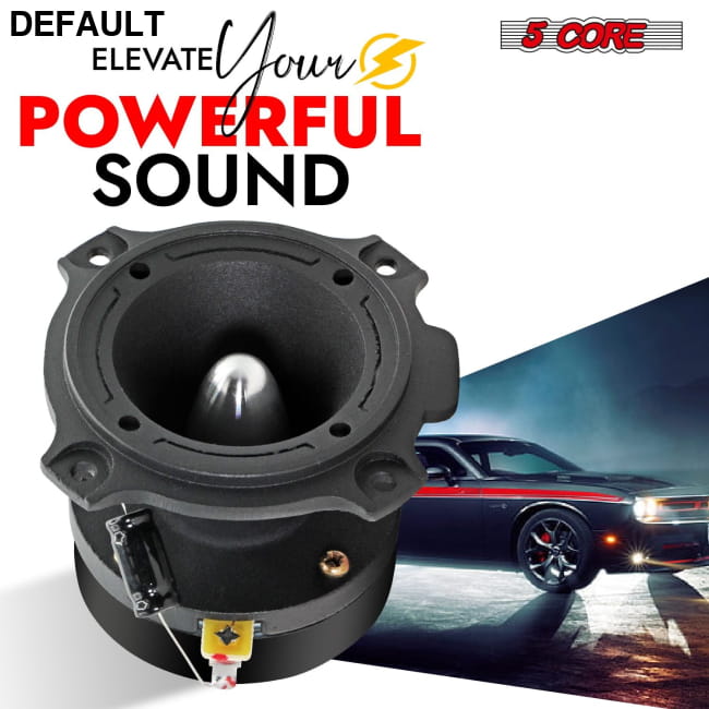 5 Core Tweeters Speakers Car Audio Pair 4 Ohm 3.5 Inch Best Selling Products