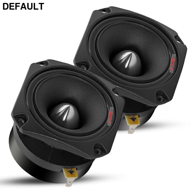 5 Core Tweeters Speakers Car Audio Pair 4 Ohm 3.5 Inch Square Black Best Selling Products