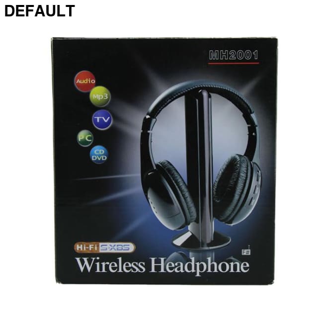 5in1 Wireless Headphone Hi-Fi Radio and Sans Fil Ecouteur for TV 5IN1 Casque Audio FM MP3 MP4 Headphones Over-Ear