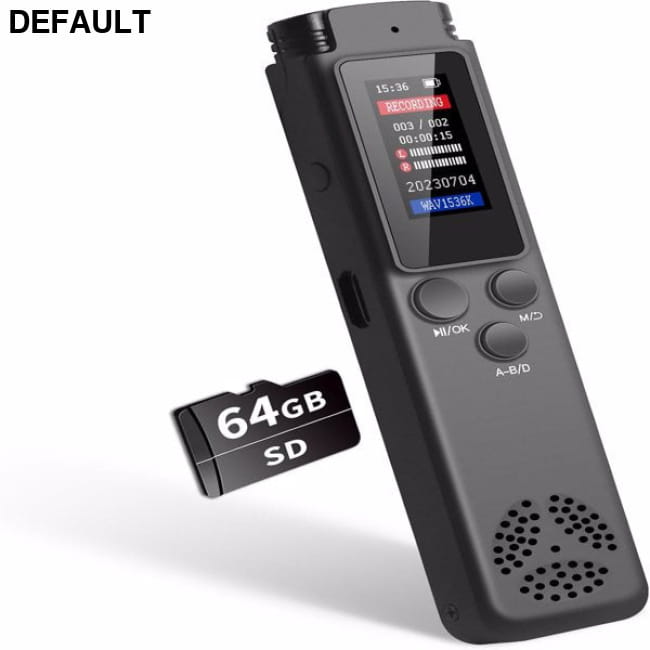 64GB Digital Voice Activated Recorder for Lectures and Meetings as picture / US Recorders