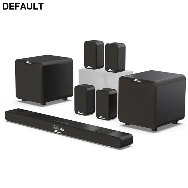 7.2CH Home Theater System Surround Sound Speakers 8 Inch Black / A9 + S9 + WS9 + 4SRL Systems
