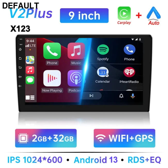 7/9/10 inch Universal Android 13 Car Radio 32G/64G 9-2G 32G CarPlay Audio Receiver