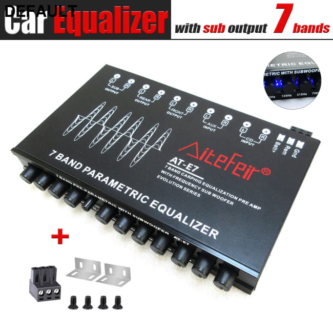 AiteFeir 7 Band Car Equalizer Multifunctional Tuning Crossover Amplifier Amplifiers Electronics