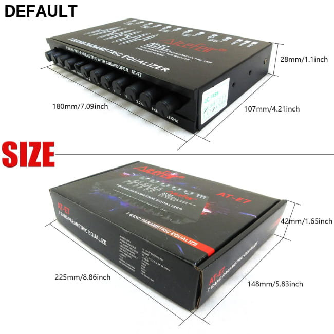AiteFeir 7 Band Car Equalizer Multifunctional Tuning Crossover Amplifier Amplifiers Electronics